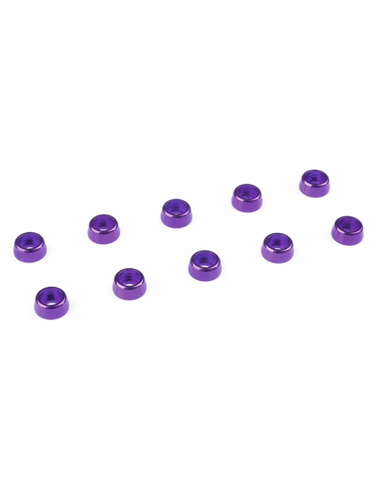 Washer for M2 Socket Head Screws OD 6mm Aluminium Purple (10)