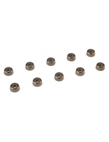 Washer for M2 Socket Head Screws OD 6mm Aluminium Gun Metal (10)