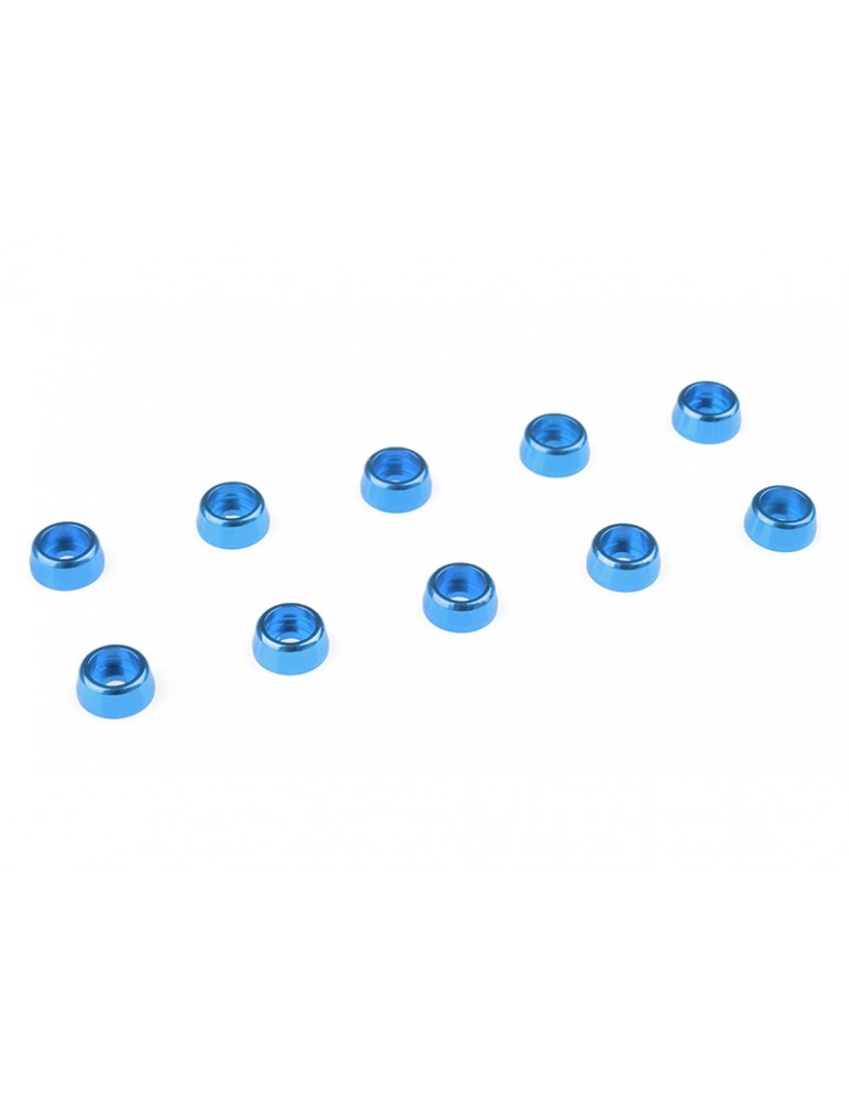 Washer for M2 Socket Head Screws OD 6mm Aluminium Blue (10)