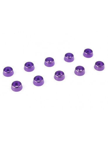 Washer for M2.5 Socket Head Screws OD 7mm Aluminium Purple (10)