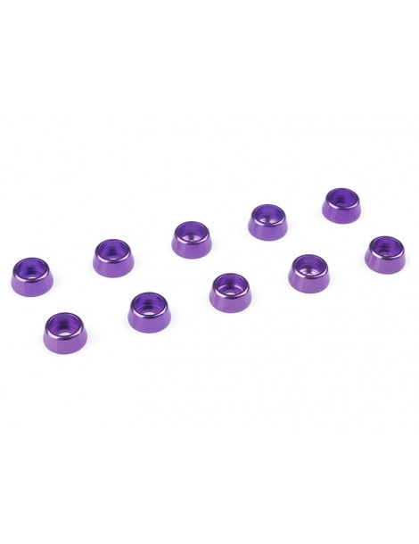 Washer for M2.5 Socket Head Screws OD 7mm Aluminium Purple (10)