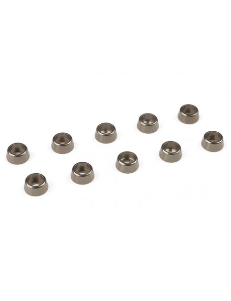 Washer for M2.5 Socket Head Screws OD 7mm Aluminium Gun Metal (10)