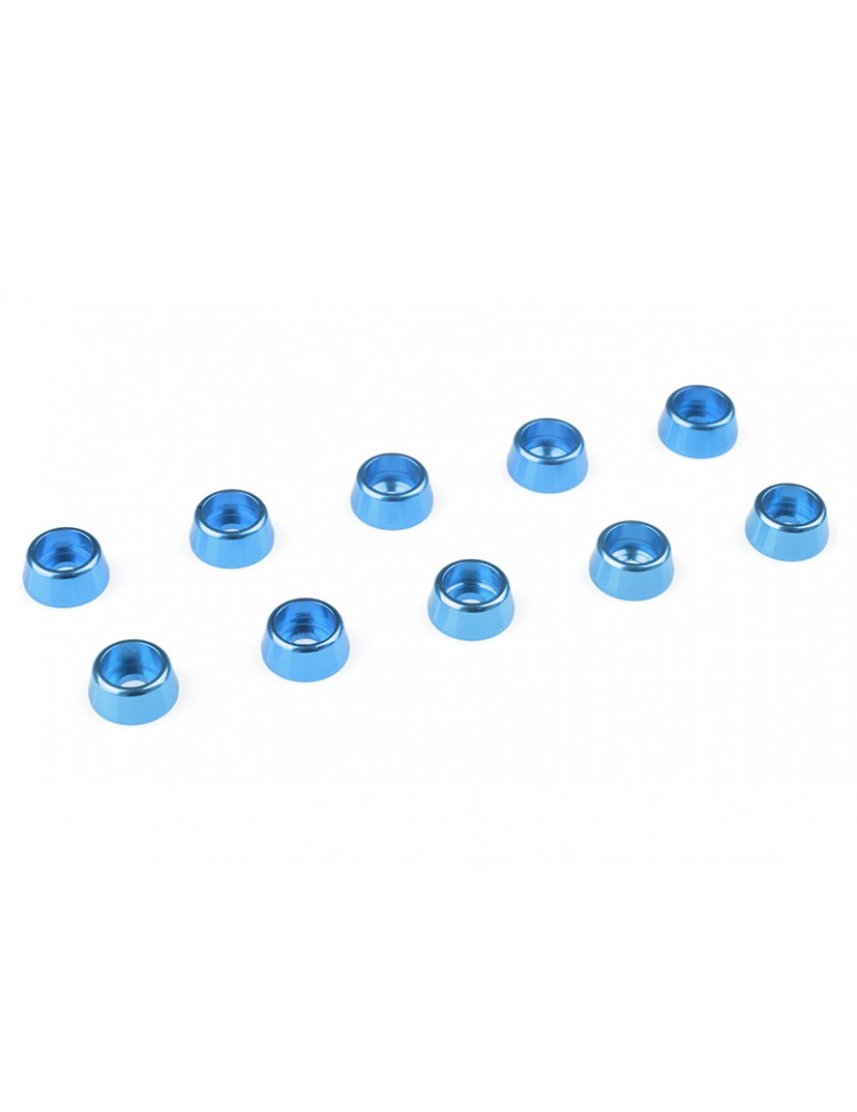 Washer for M2.5 Socket Head Screws OD 7mm Aluminium Blue (10)