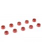 Washer for M2.5 Socket Head Screws OD 7mm Aluminium Red (10)