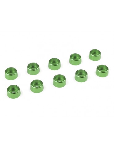 Washer for M3 Socket Head Screws OD 8mm Aluminium Green (10)