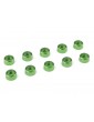 Washer for M3 Socket Head Screws OD 8mm Aluminium Green (10)