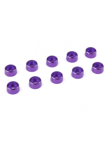 Washer for M3 Socket Head Screws OD 8mm Aluminium Purple (10)