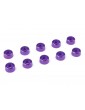 Washer for M3 Socket Head Screws OD 8mm Aluminium Purple (10)