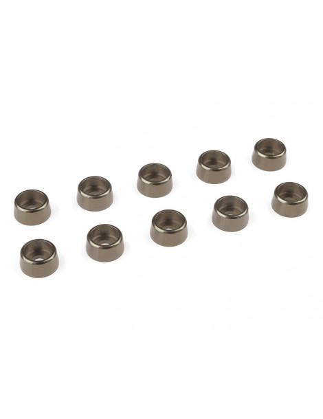 Washer for M3 Socket Head Screws OD 8mm Aluminium Gun Metal (10)