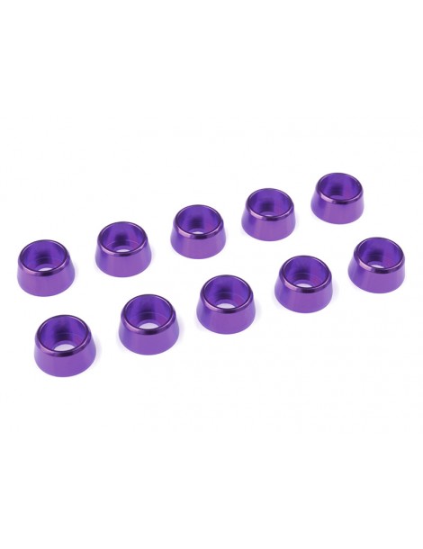 Washer for M4 Socket Head Screws OD 10mm Aluminium Purple (10)