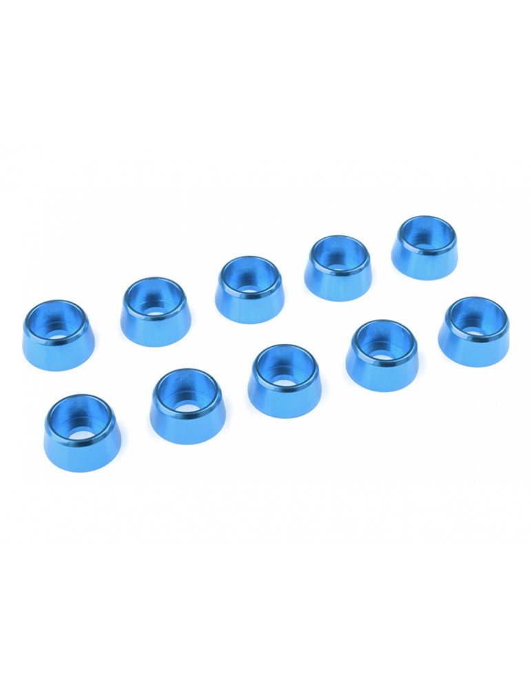 Washer for M4 Socket Head Screws OD 10mm Aluminium Blue (10)