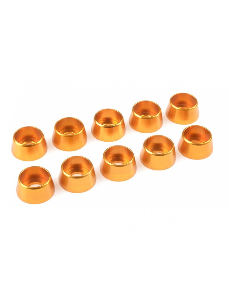 Washer for M5 Socket Head Screws OD 12mm Aluminium Gold (10)