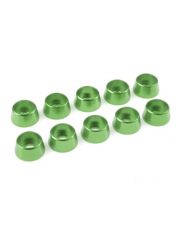 Washer for M5 Socket Head Screws OD 12mm Aluminium Green (10)