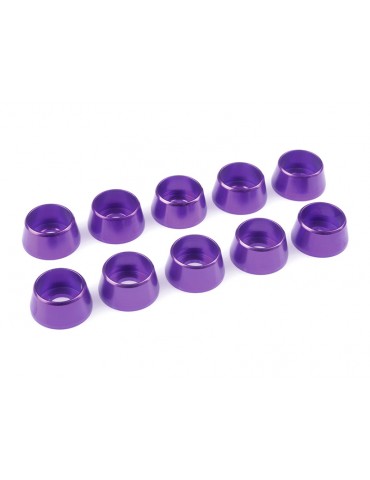 Washer for M5 Socket Head Screws OD 12mm Aluminium Purple (10)