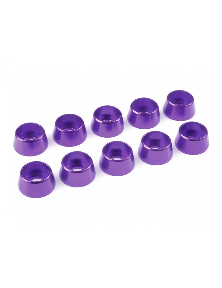Washer for M5 Socket Head Screws OD 12mm Aluminium Purple (10)