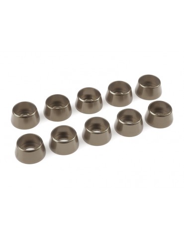 Washer for M5 Socket Head Screws OD 12mm Aluminium Gun Metal (10)