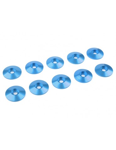 Washer for M3 Button Head Screws OD 15mm Aluminium Blue (10)