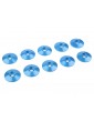 Washer for M3 Button Head Screws OD 15mm Aluminium Blue (10)