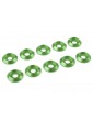Washer for M4 Button Head Screws OD 12mm Aluminium Green (10)