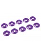 Washer for M4 Button Head Screws OD 12mm Aluminium Purple (10)