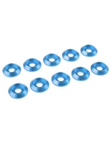 Washer for M4 Button Head Screws OD 12mm Aluminium Blue (10)