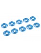 Washer for M4 Button Head Screws OD 12mm Aluminium Blue (10)