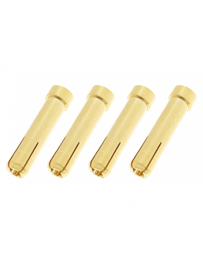 Connector Gold Plated - Conversion 4mm Female/5mm Male (4)