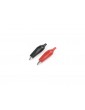 Alligator Clip Small Red + Black (1 set)