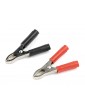 Alligator Battery Clamps Large Red + Black (1 set)
