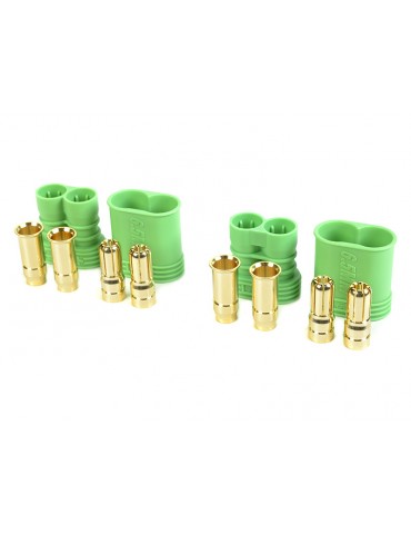 Connector Gold Plated CC 6.5mm (2 pairs)