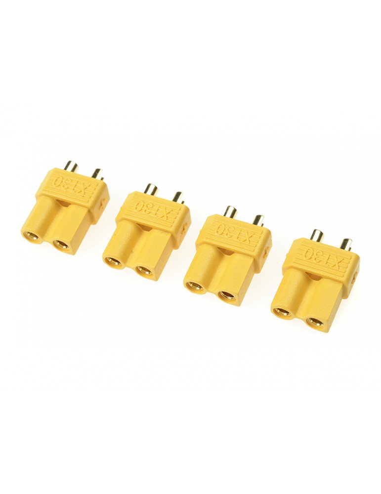 Connector Gold Plated XT-30 Male (4)