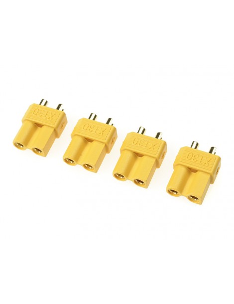 Connector Gold Plated XT-30 Male (4)