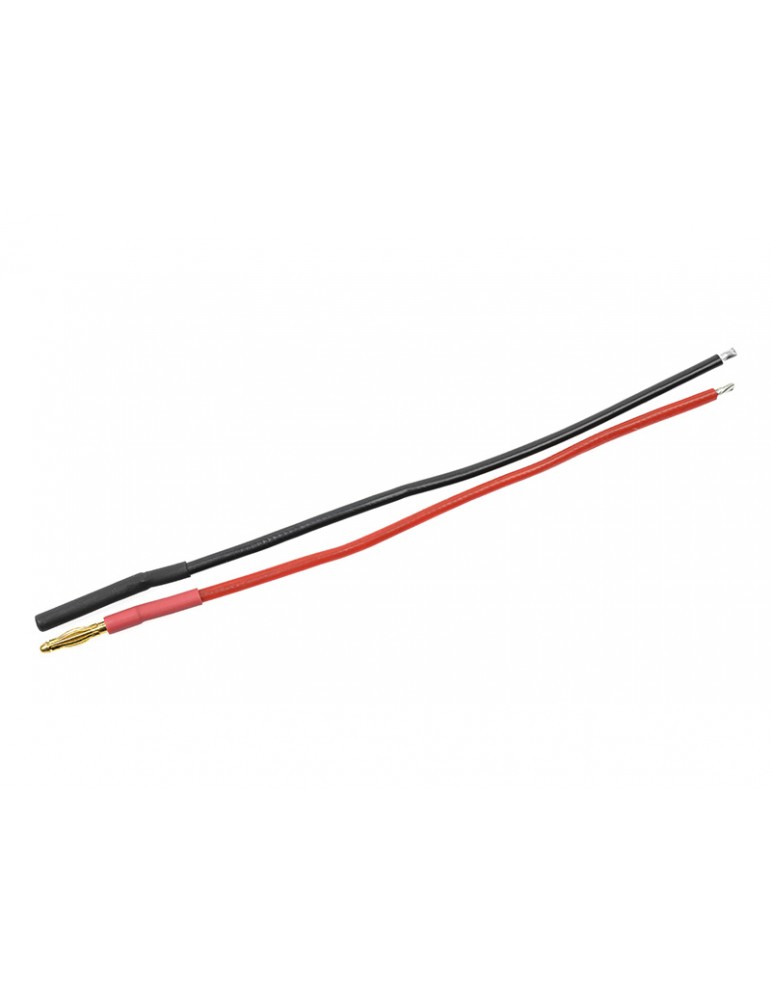 Connector Gold Plated 2.0mm w/ wire 20AWG 10cm (1 pair)