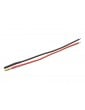 Connector Gold Plated 2.0mm w/ wire 20AWG 10cm (1 pair)