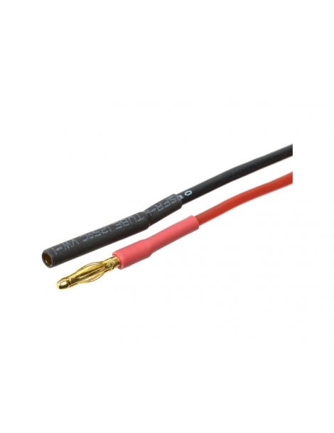 Connector Gold Plated 2.0mm w/ wire 20AWG 10cm (1 pair)