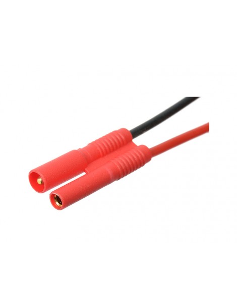 Connector Gold Plated 2.0mm Male w/ wire 20AWG 10cm