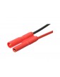 Connector Gold Plated 2.0mm Male w/ wire 20AWG 10cm