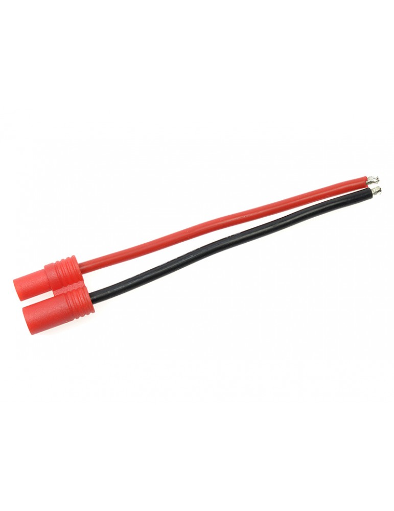 Connector Gold Plated 3.5mm Male w/ wire 14AWG 10cm