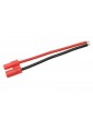 Connector Gold Plated 3.5mm Male w/ wire 14AWG 10cm