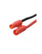 Connector Gold Plated 3.5mm Female w/ wire 14AWG 10cm