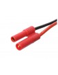 Connector Gold Plated 4.0mm Female w/ wire 14AWG 10cm