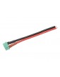 Connector Gold Plated MPX Male w/ wire 14AWG 10cm