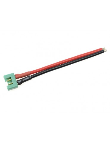 Connector Gold Plated MPX Female w/ wire 14AWG 10cm