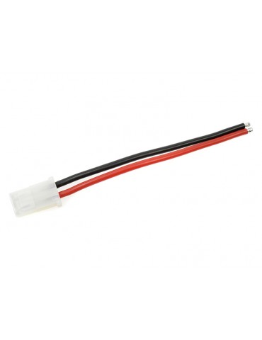 Connector Gold Plated AMP Male w/ wire 16AWG 10cm