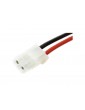 Connector Gold Plated AMP Male w/ wire 16AWG 10cm