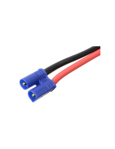 Connector Gold Plated EC2 Female w/ wire 14AWG 12cm