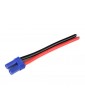 Connector Gold Plated EC5 Male w/ wire 10AWG 12cm