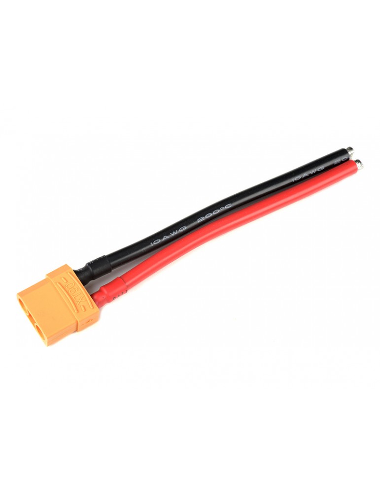 Connector Gold Plated XT-90 Male w/ wire 10AWG 12cm