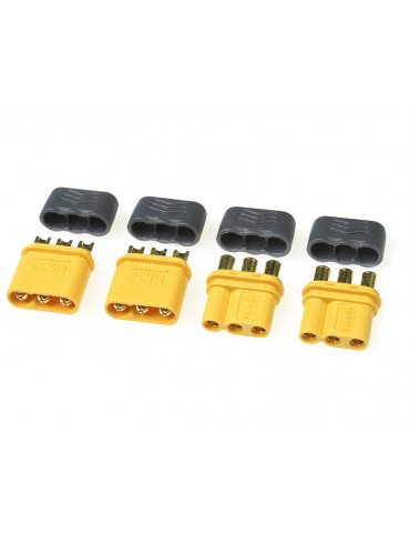 Connector Gold Plated MR-30 w/ Cap (2 pairs)