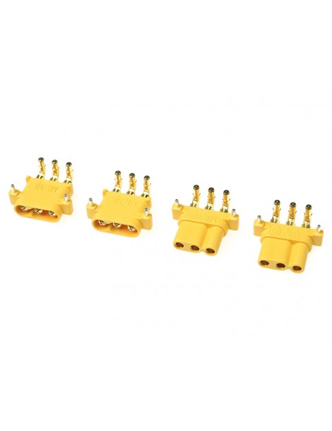 Connector Gold Plated MR-30PW w/ Cap (2 pairs)
